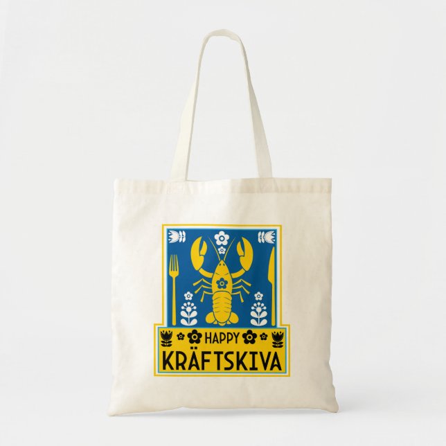 Kräftskiva - Swedish Crayfish Party Tote Bag (Front)