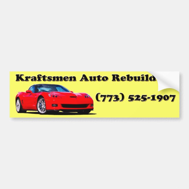 Kraftsmen Bumper Sticker (Front)