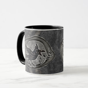 Krähe Crow Rabe ruft CAW!  Mug