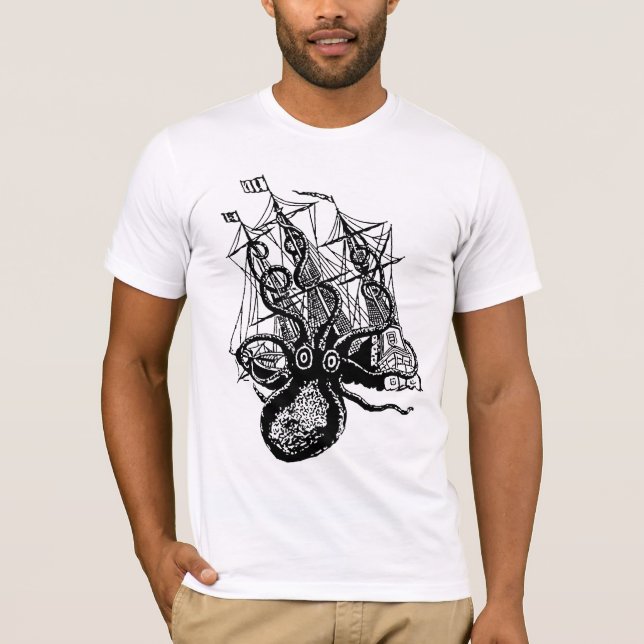 Kraken Attack! Tee Shirts (Front)
