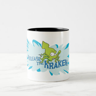 Kraken Big Splash Two-Tone Coffee Mug