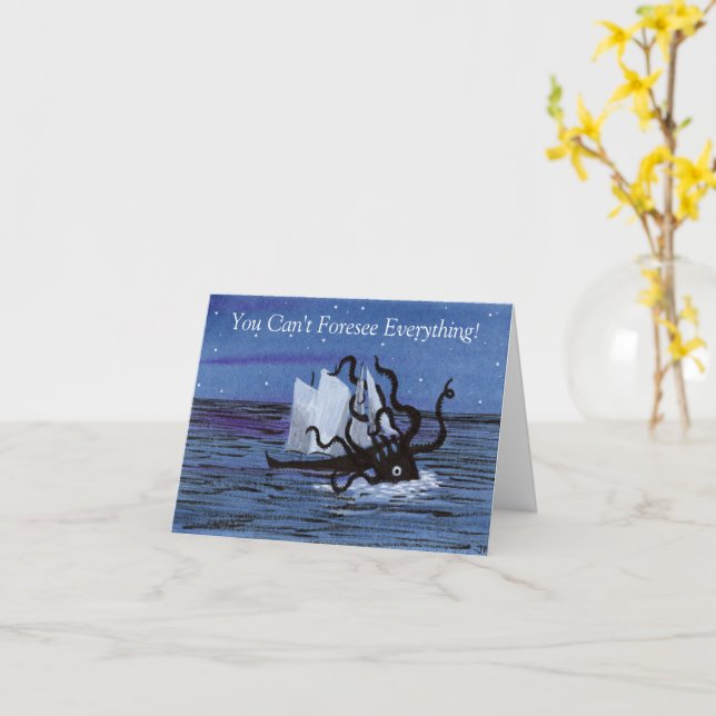 Kraken Card (Yellow Flower)