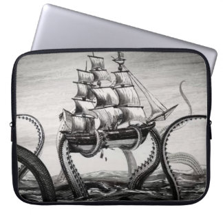 Kraken Holding Up A Pirate/Sailing Ship 15" Sleeve