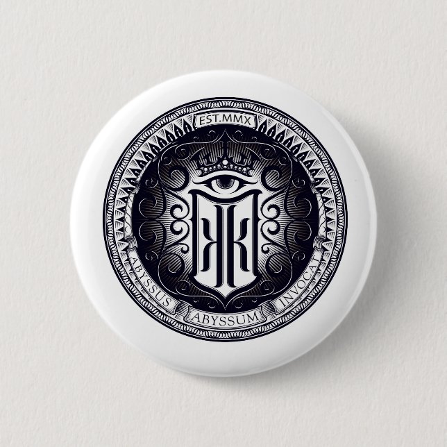 Kraken Inferno 2 Inch Round Button (Front)