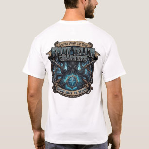 Kraken Logo Blue Crystal - T-Shirt