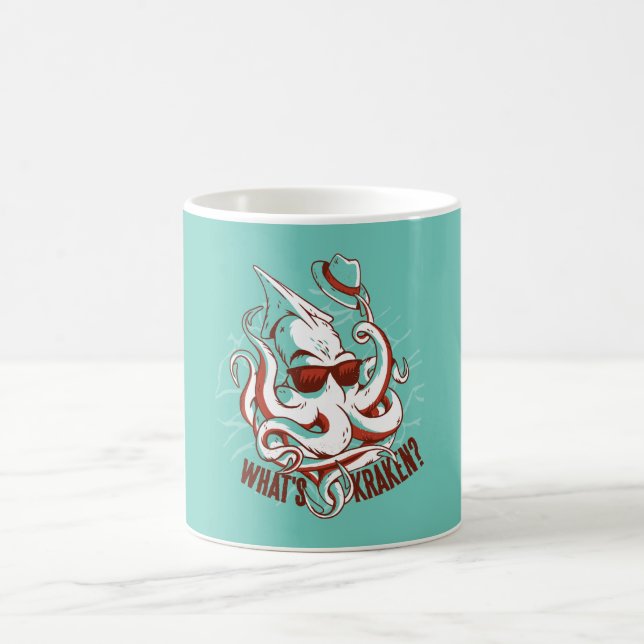 Kraken Monster Funny    Coffee Mug (Center)