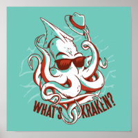 Kraken Monster Funny  