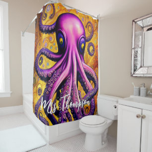 Kraken Octopus with Personalized Name
