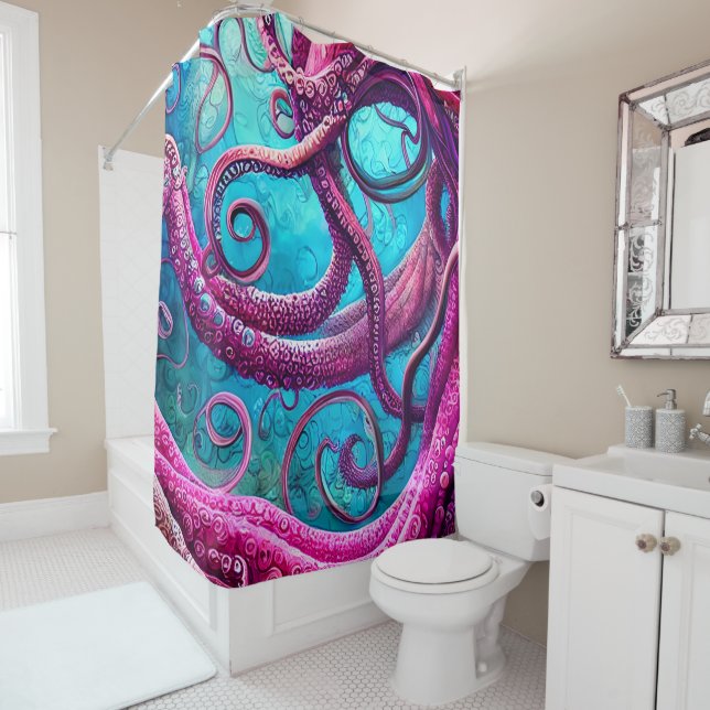 Kraken Tentacles Pink Octopus (In Situ)
