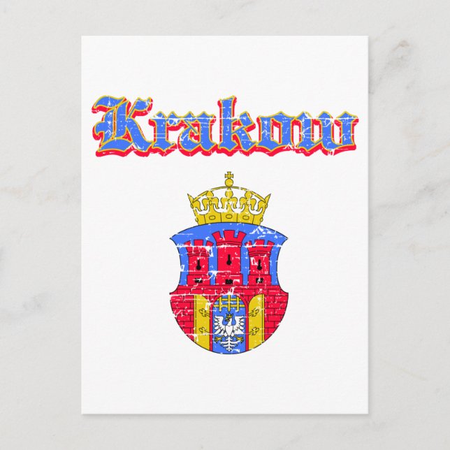 Krakow City Designs Postcard (Front)