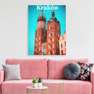 Krakow Europe Poland Polska Old Town Canvas Print