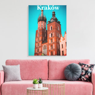 Krakow Europe Poland Polska Old Town Canvas Print