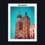 Krakow Europe Poland Polska Old Town Postcard<br><div class="desc">Krakow,  Europe,  Poland,  Polska,  Old Town postcard. Elegant,  beautiful postcard to send to your family and friends.</div>