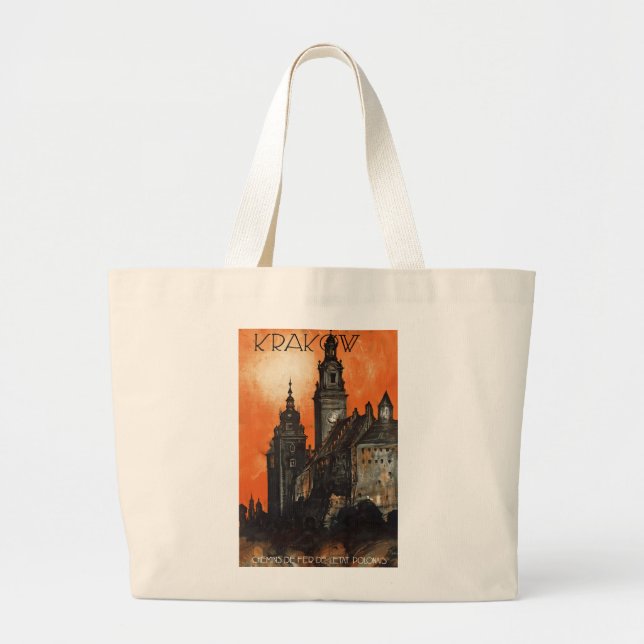 Krakow Large Tote Bag (Front)