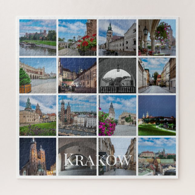 Krakow old town landscapes, Poland Jigsaw Puzzle (Vertical)
