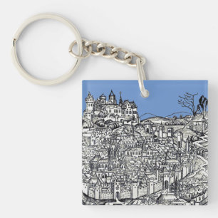 Krakow oldest cities in Poland Keychain