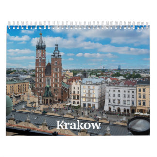 Krakow photo calendar, Poland Calendar