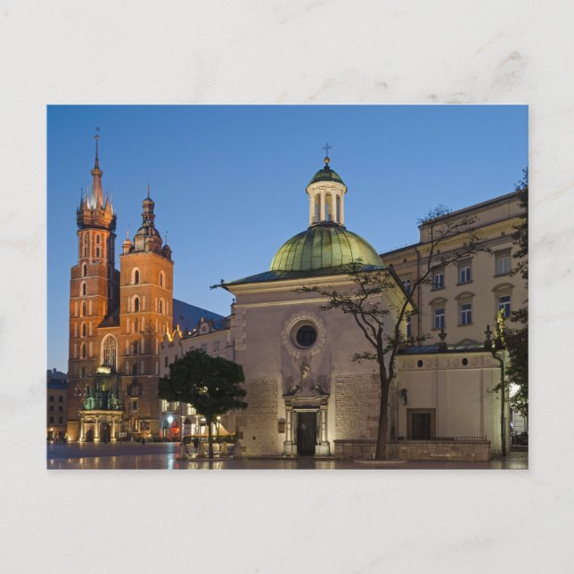 Krakow Poland Basilica Postcard (Front)