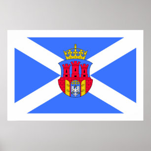 Krakow, Poland flag Poster