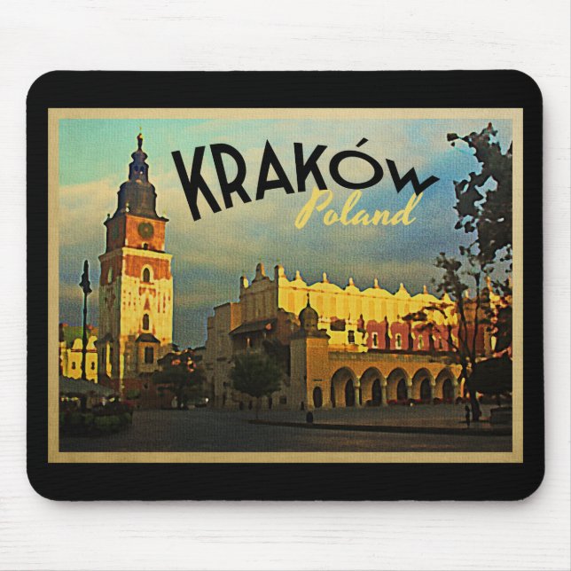 Krakow Poland Mouse Pad (Front)
