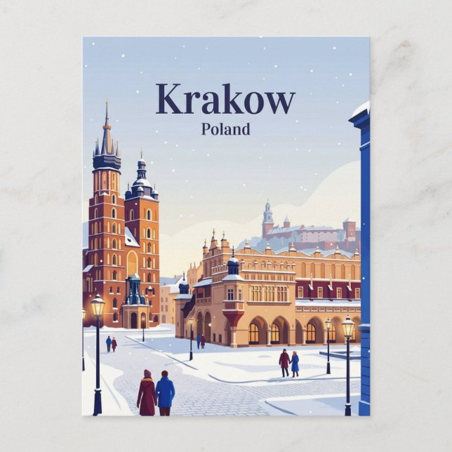 Krakow, Poland Postcard (Front)