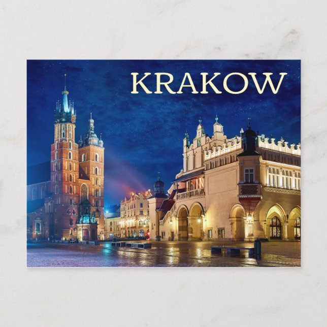 Krakow, Poland Postcard (Front)