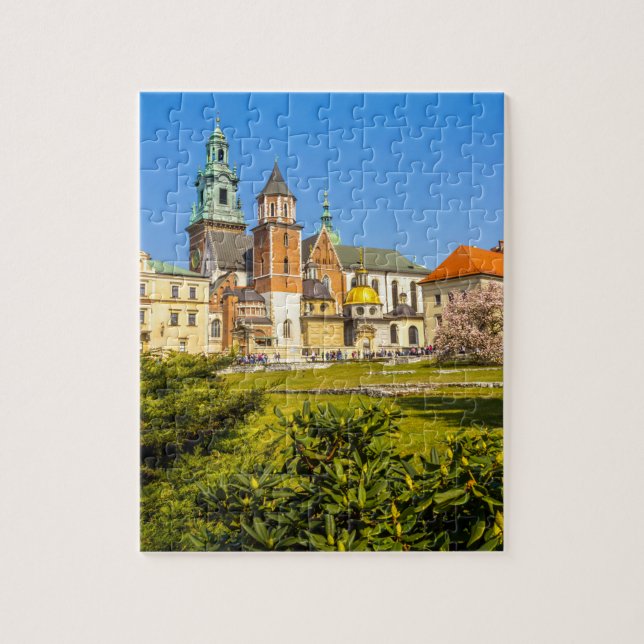Krakow, Wawel Castle, Poland, beautiful puzzles (Vertical)
