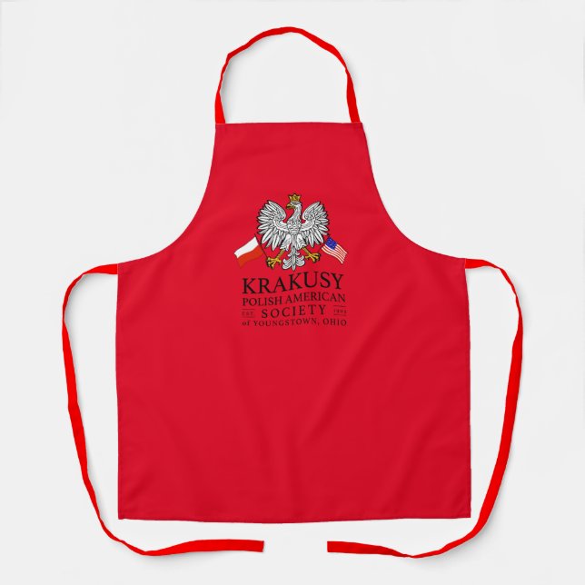 Krakusy Polish American Society Apron (Front)