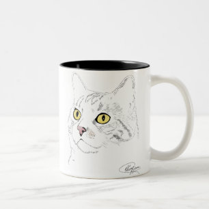 Kramer Drawing Two-Tone Coffee Mug