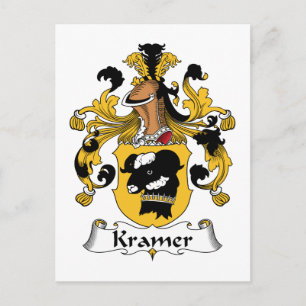 Kramer Family Crest Postcard