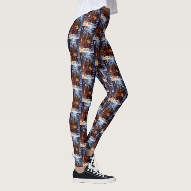 Krampus Be Careful Leggings (Right)