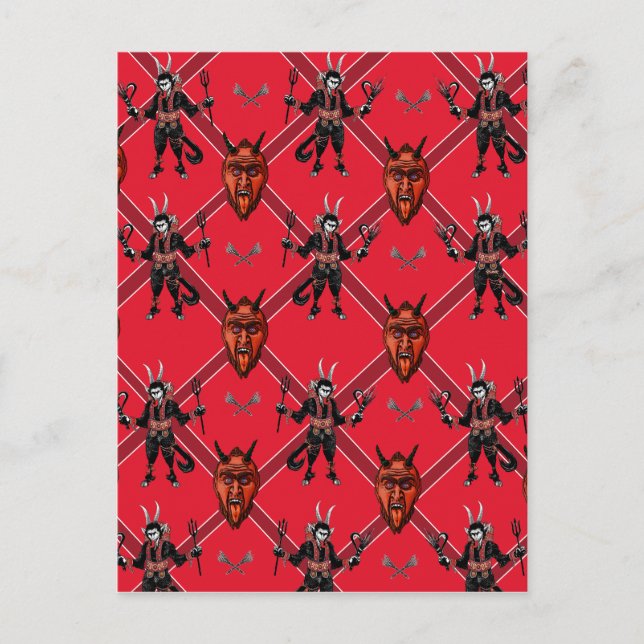Krampus Box Design Postcard (Front)