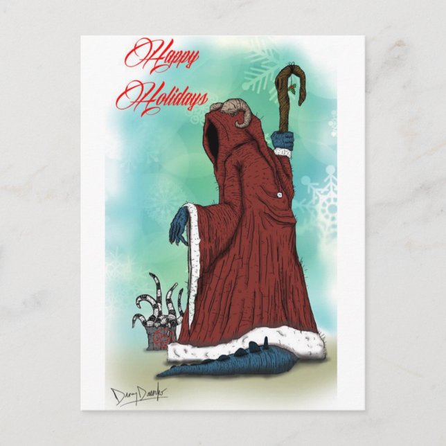 "Krampus" by Danny Daurko, Postcard (Front)