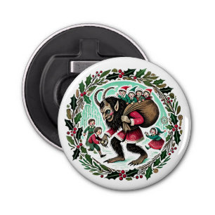 Krampus Christmas Bottle Opener