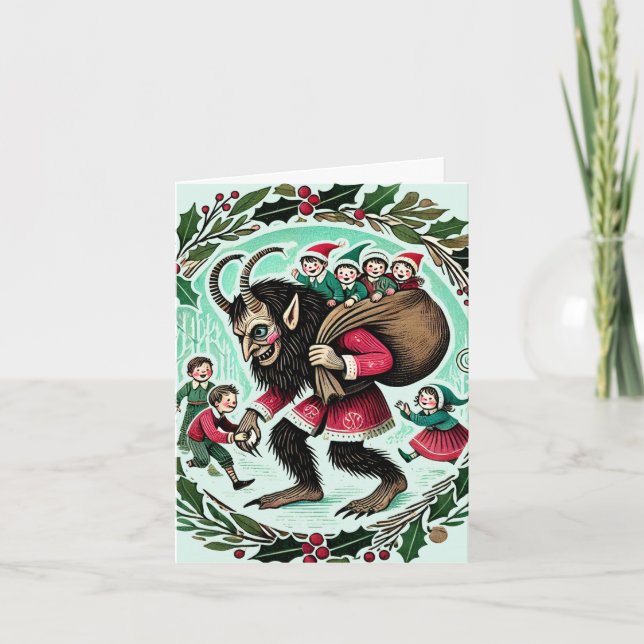 Krampus Christmas                                  Card (Front)
