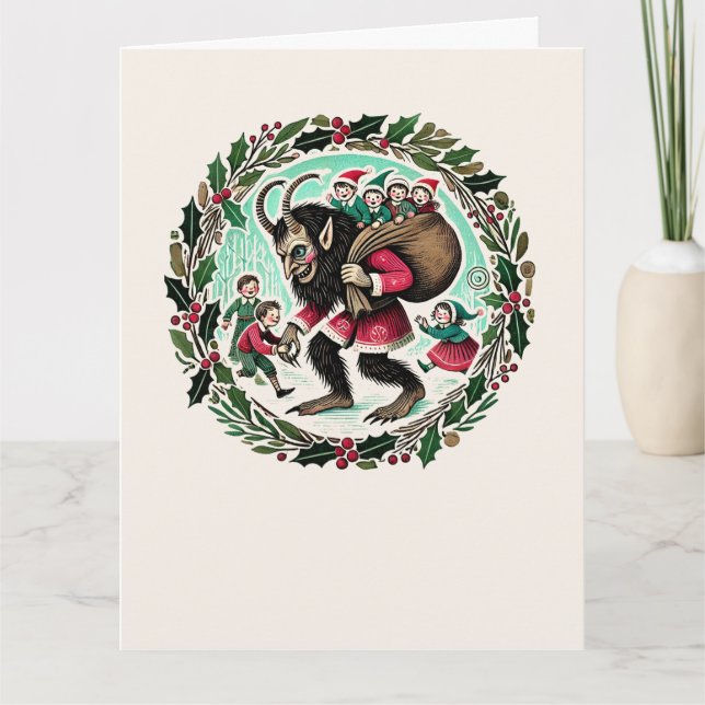 Krampus Christmas                                  Card (Front)