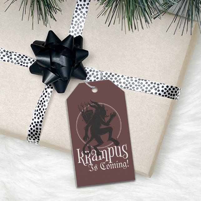 Krampus Christmas Holiday Gift Tags (Creator Uploaded)