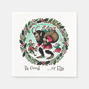 Krampus Christmas                                  Napkin