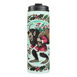 Krampus Christmas Thermal Tumbler