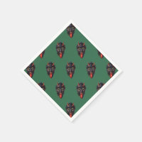 Krampus Cocktain Napkin