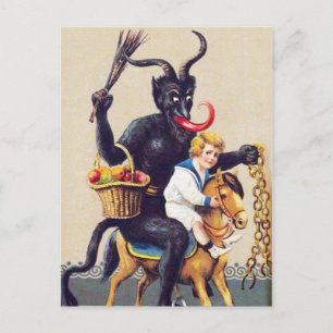 Krampus Creepy Postcard
