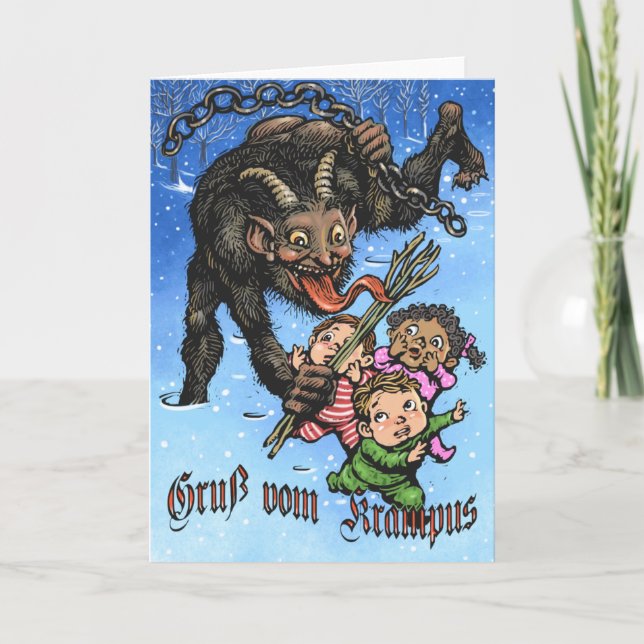 Krampus Greeting Card (Front)
