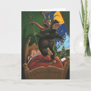 Krampus Greeting Card