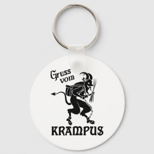 Krampus - Gruss Vom (greetings From) Krampus Keychain