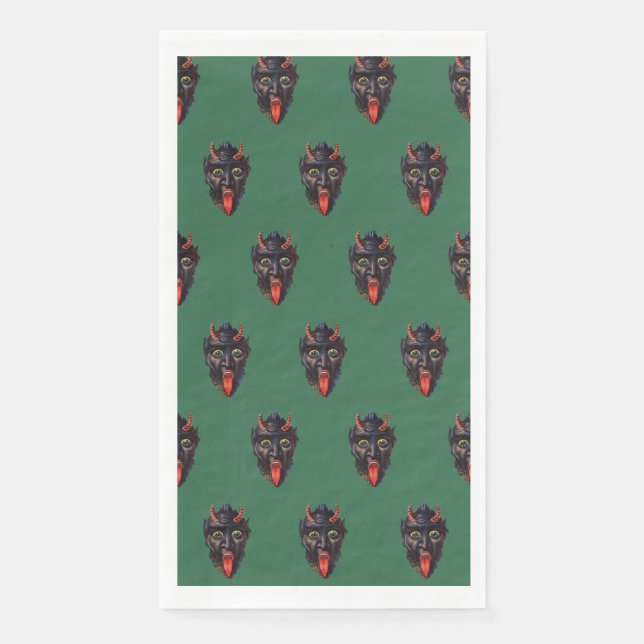 Krampus Guest Towel Napkin (Front)
