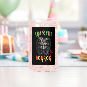 Krampus Horror Can Glass