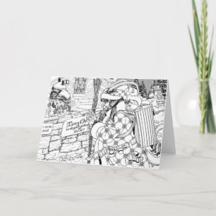 Krampus is coming holiday card