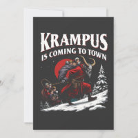 Krampus is Coming to Town Krampus Christmas