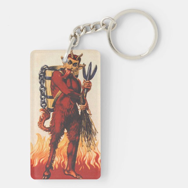 Krampus Keychain (Back)