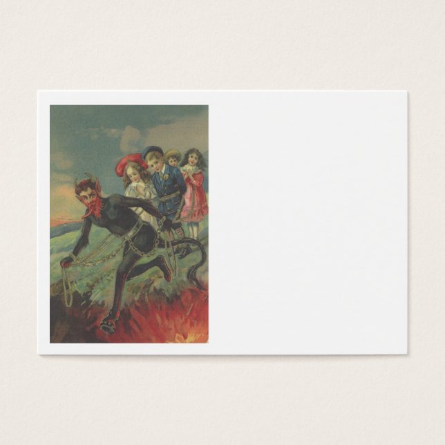 Krampus Kidnapping Children (Front)